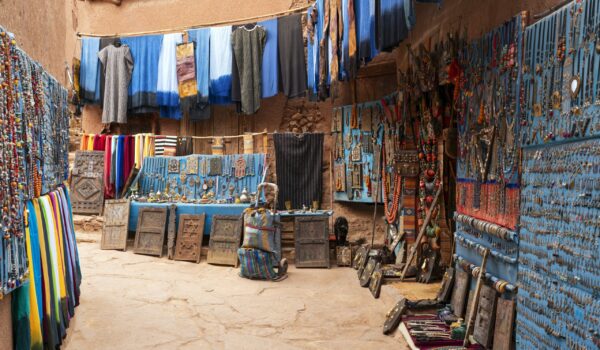 street of Ait Ben Haddou village